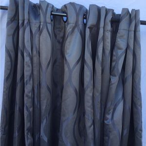 CURTAINS OR SHOWER CURTAIN COVER